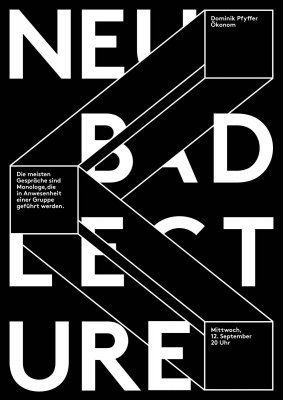 Neubad Lecture
